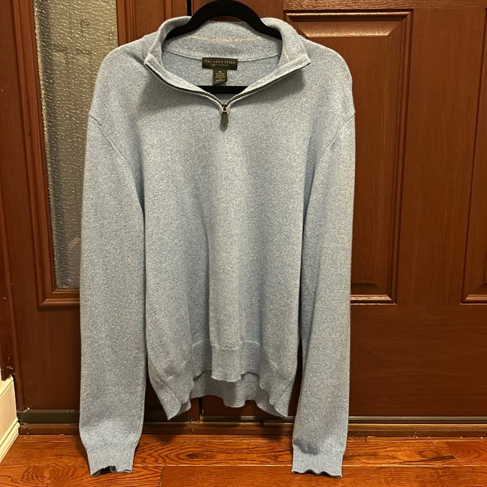 Cashmere Quarter-Zip Sweater